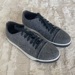 Lanvin Men’s Sneaker Wool Grey size 9
